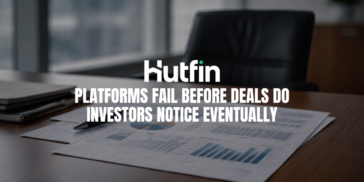 Conference table with financial reports and charts laid out, suggesting platform operations continuing as investor confidence quietly exits.